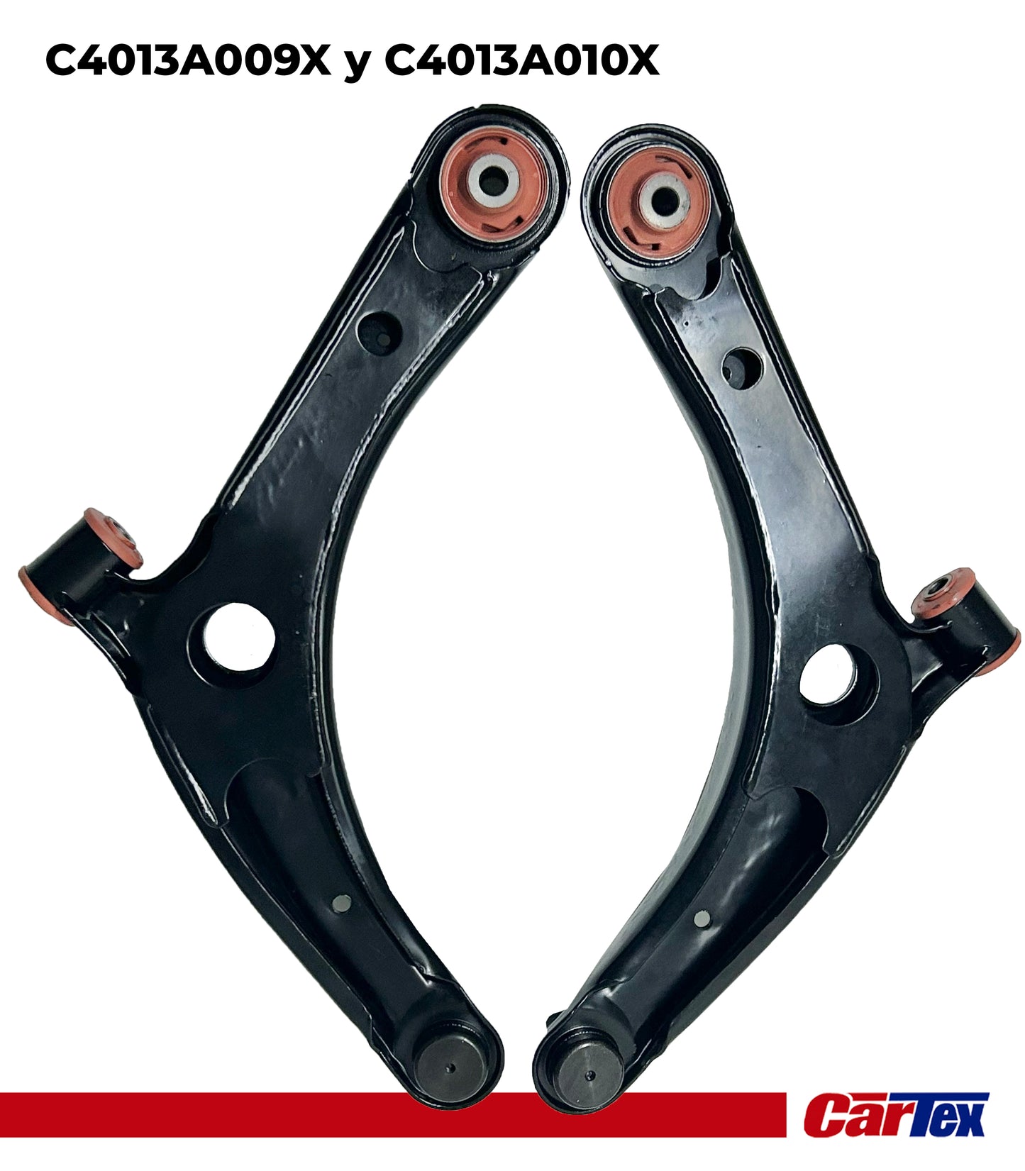 (2) Premiun Control Arm CARTEX For: Mitsubishi Lancer 08-17, Mitsubishi Outlander 08-14, LF-RH
