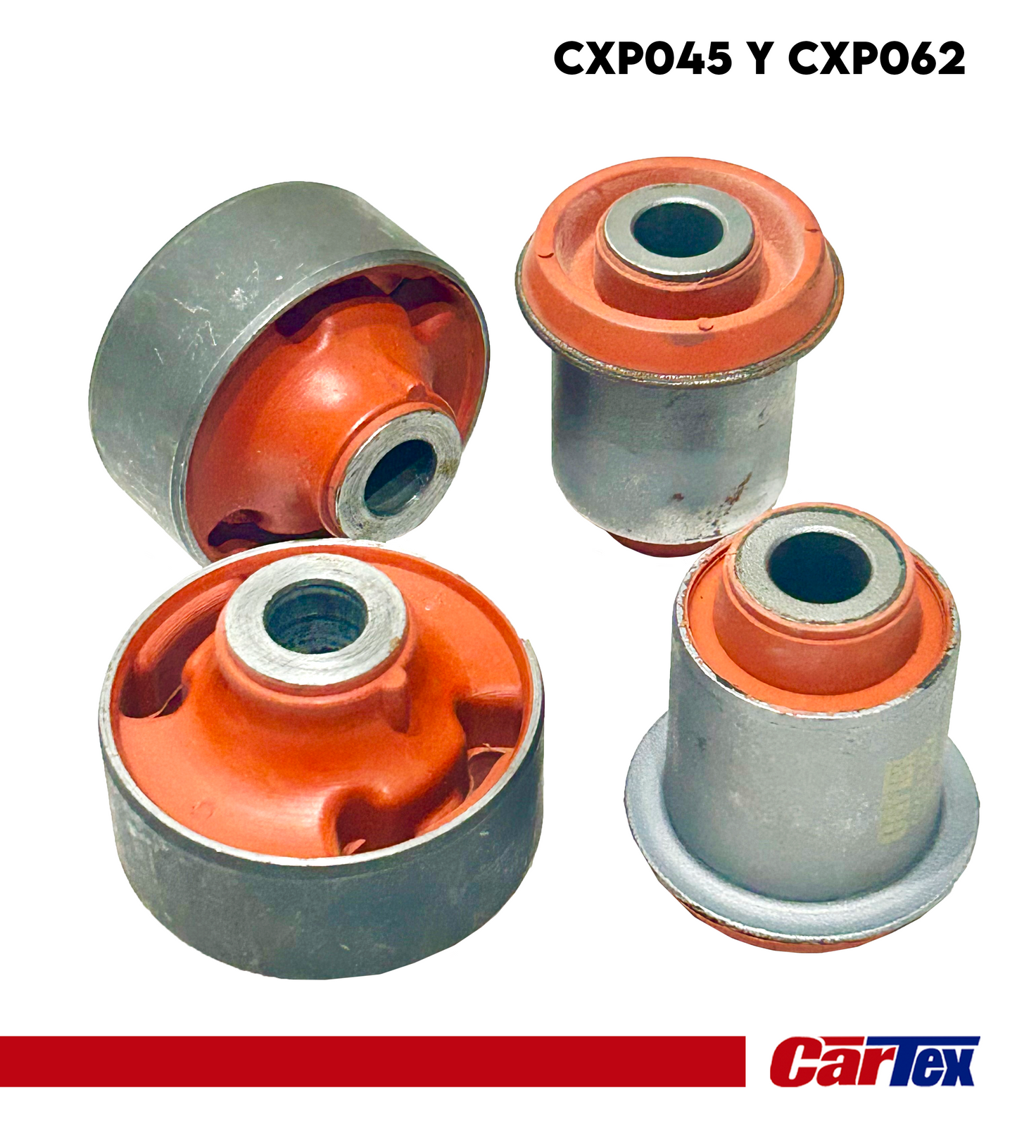 (4) Premiun Control Arm CARTEX Lower Bushing Honda Civic 01-05