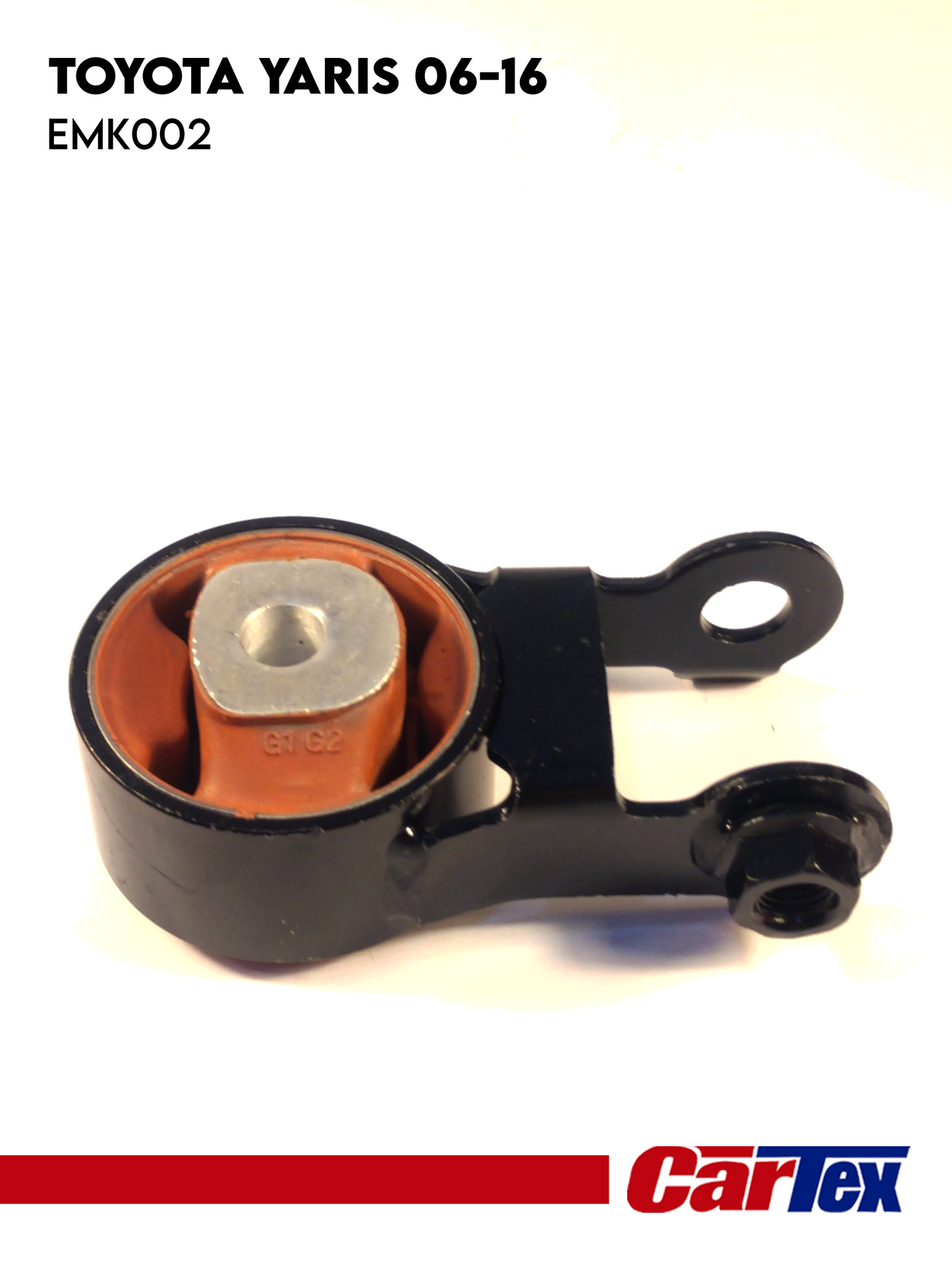 (3) Premiun Engine Mount Kit CARTEX For Toyota Yaris 07-17 Automatic Transmission