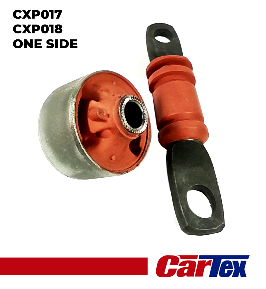 (2) Premiun Control Arm Bushing CARTEX For: Toyota Camry 02-17, Sienna 04-10, Highlander 01-07