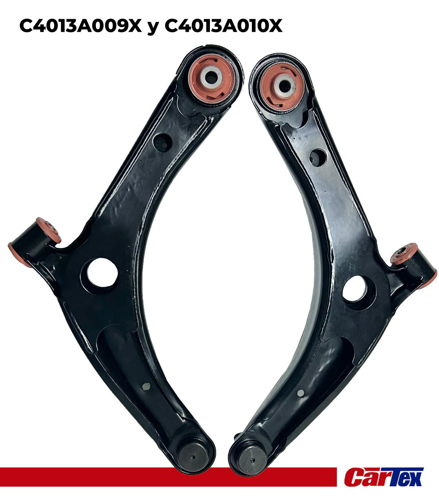 (2) Premiun Control Arm CARTEX For: Mitsubishi Lancer 08-17,  Mitsubishi Outlander 08-14, LF-RH