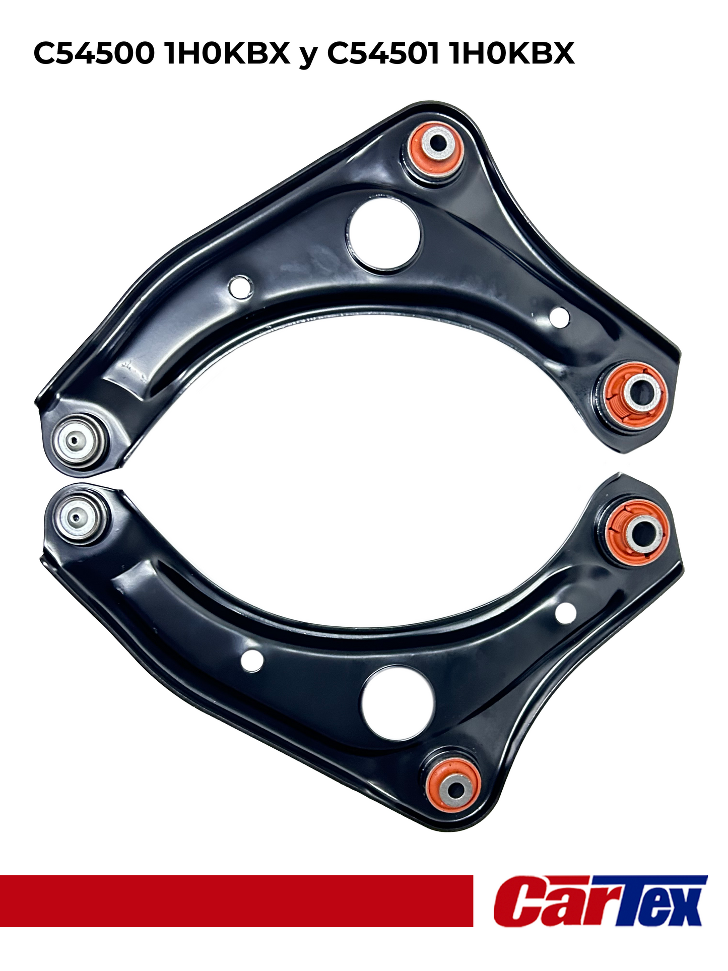 (2) Premiun Control Arm CARTEX For: Nissan Versa 12-19, Note 14-19, Micra 15-19, March 12-19