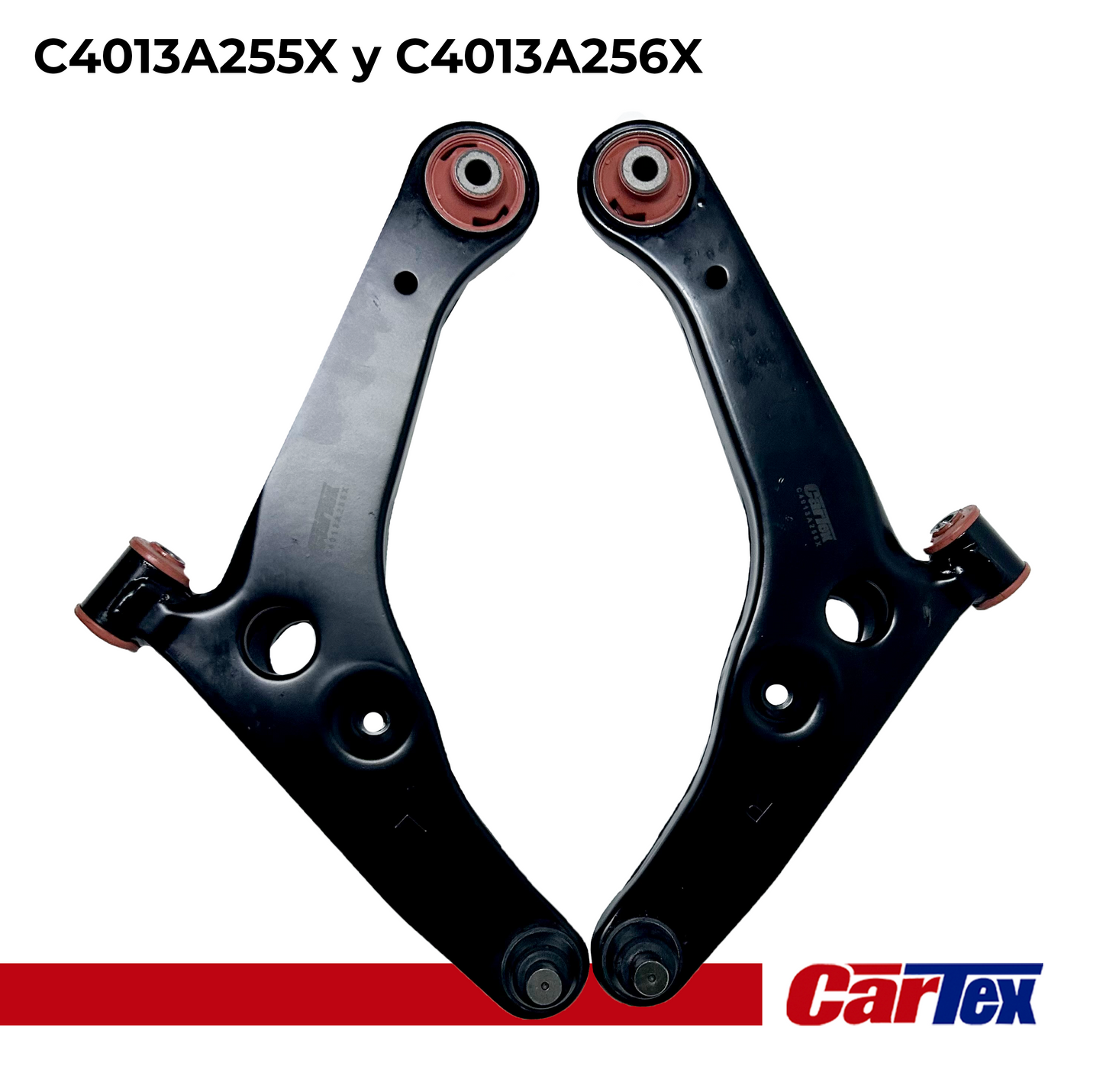 (2) Premiun Control Arm CARTEX For Mitsubishi Lancer 02-07 With Ball Joint