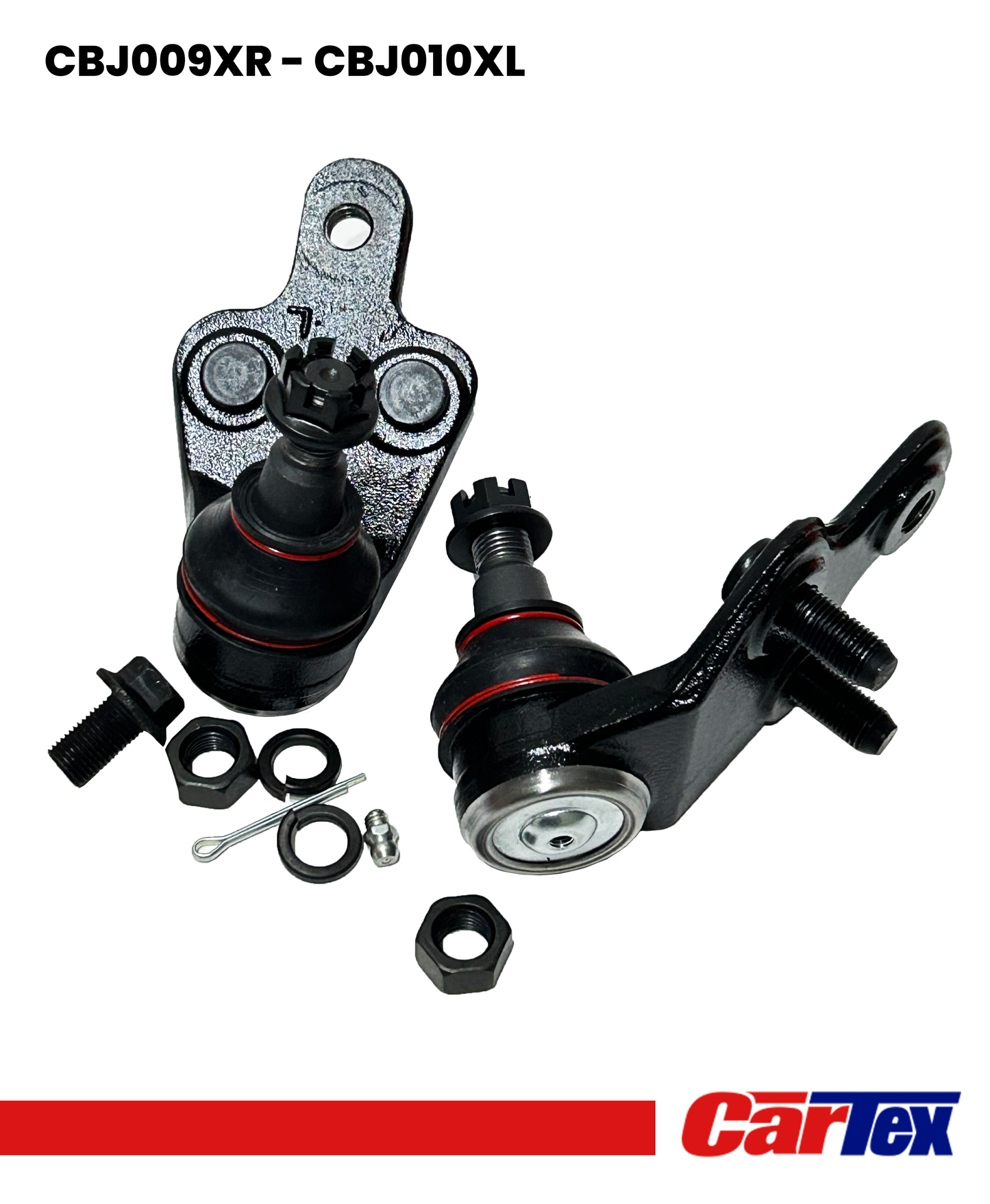 (2) Premiun Ball Joint CARTEX LH/RH For: Toyota Camry 07-17, Avalon 05-18, Lexus ES300H 13-18, Lexus ES350 07-18