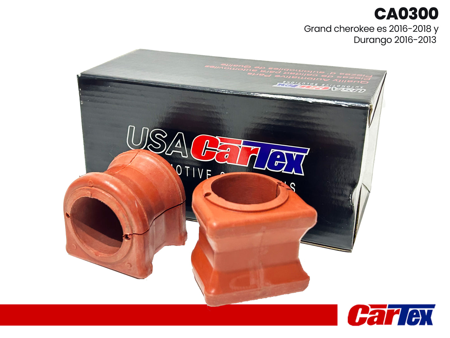 Premiun Front Sway Bar Bushing CARTEX For Jeep Grand Cherokee 2016-2021. Dodge Durango 2016-2023. ONE PAIR