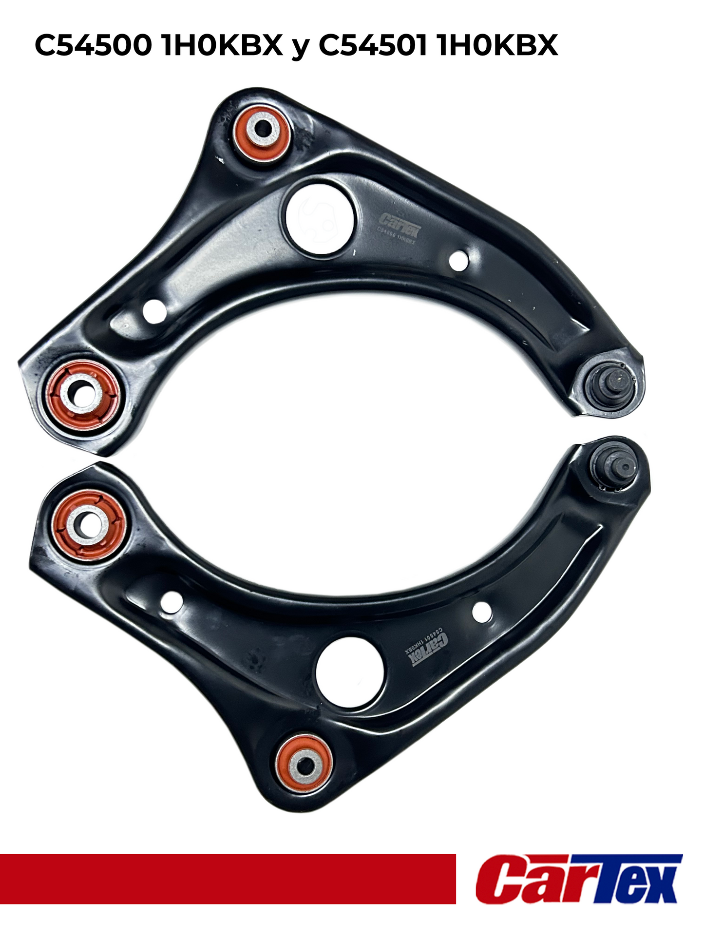 (2) Premiun Control Arm CARTEX For: Nissan Versa 12-19, Note 14-19, Micra 15-19, March 12-19