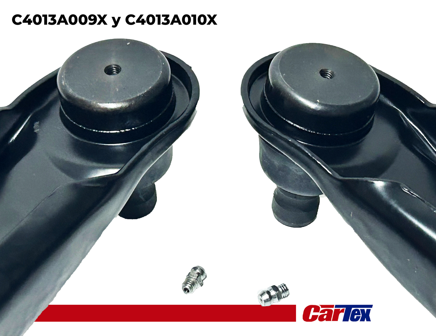 (2) Premiun Control Arm CARTEX For: Mitsubishi Lancer 08-17,  Mitsubishi Outlander 08-14, LF-RH