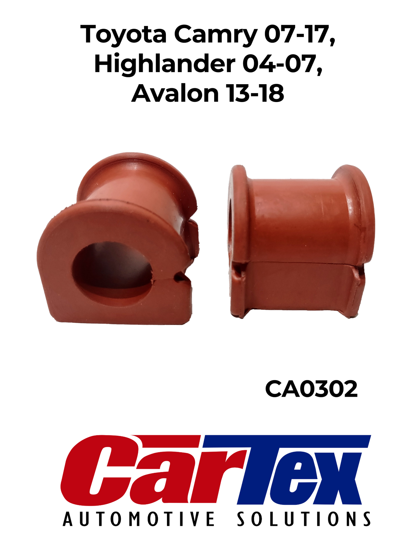 Premiun Sway Bar Bushing Cartex For Toyota Camry 07-17, Highlander 04-07, Avalon 13-18. K200617