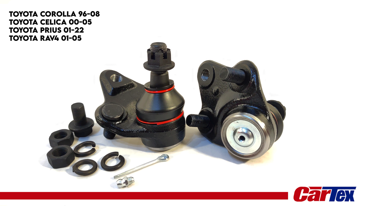 Premiun Full Kit Suspension CARTEX For: Toyota Corolla 03-08 Control Arm, Ball Joints, Link,  Tie Rod