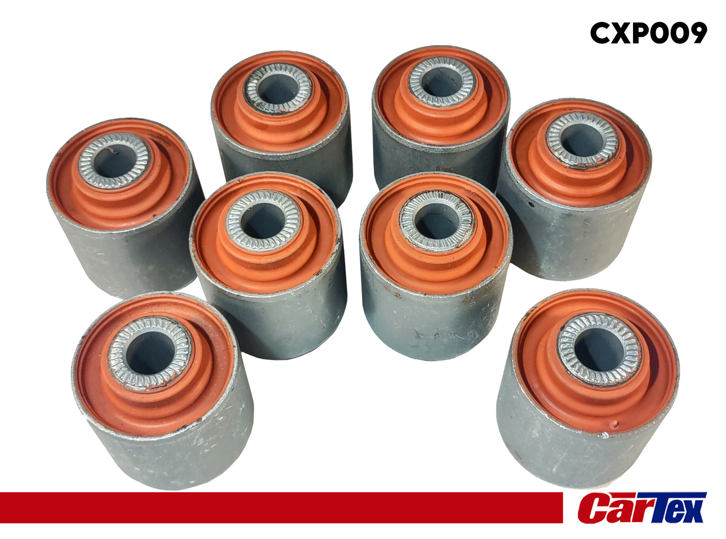 (8) Pcs Premiun Rear Trailing Arm Bushing CARTEX For: Nissan Pathfinder 96-04, Infiniti QX4 97-04 Set 8 Pcz