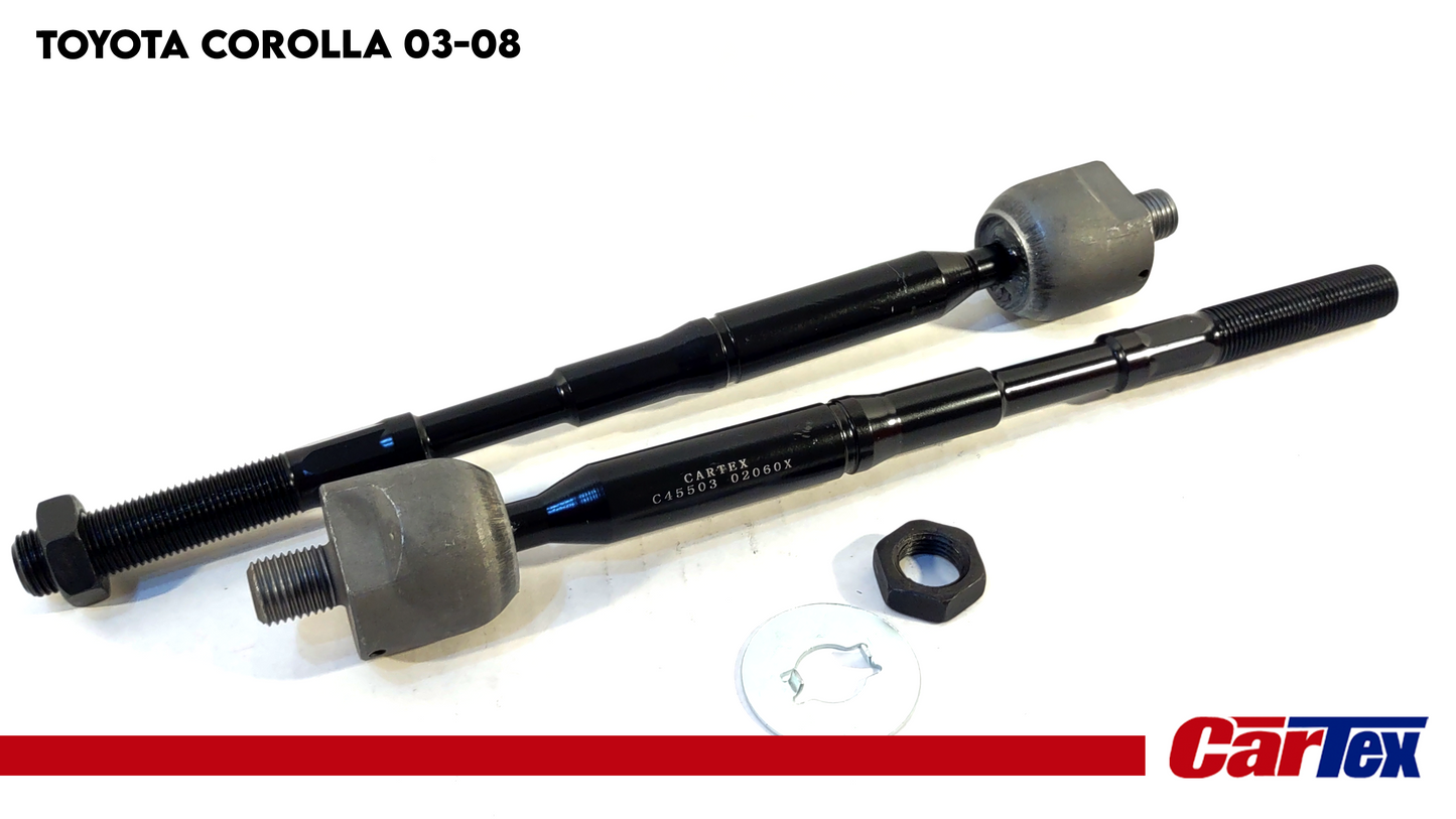 Premiun Full Kit Suspension CARTEX For: Toyota Corolla 03-08 Control Arm, Ball Joints, Link,  Tie Rod