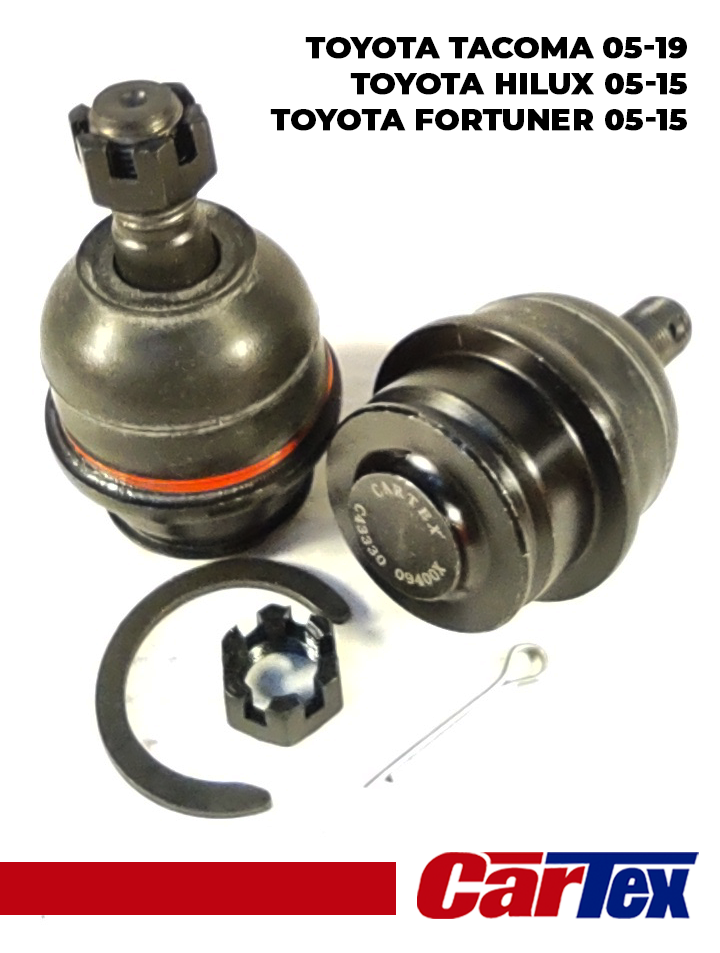 (2) Premium Ball Joints Lower Toyota Tacoma 04-19, Fortuner 06-16, Hilux 05-15