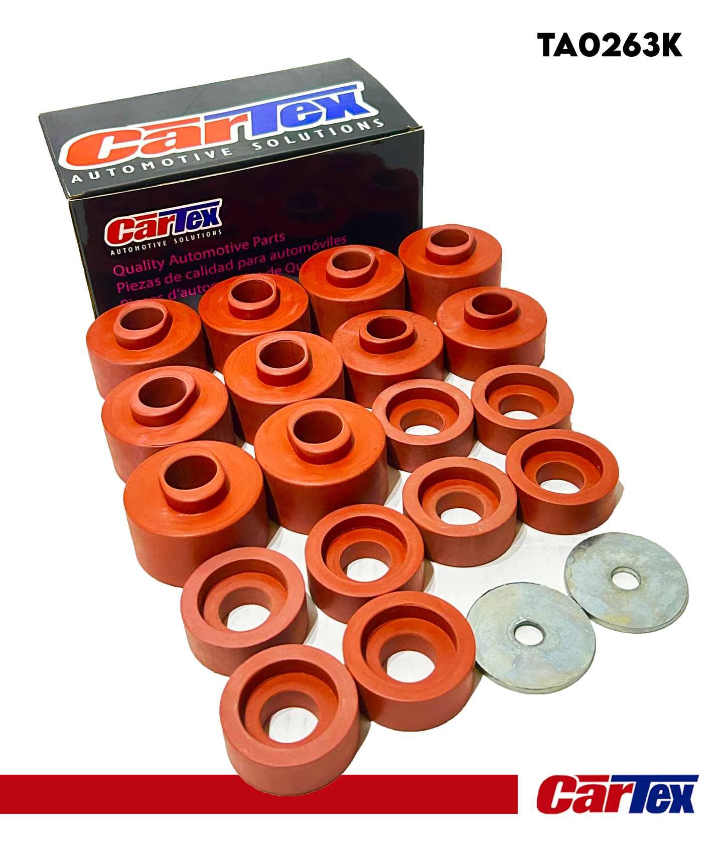 Premiun Replacement Body Mount Bushing Kits 20PCS CARTEX For Ford F-250/F-350 Super Duty 1999-2018