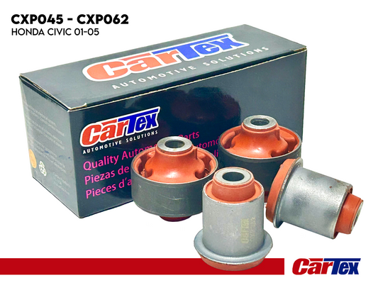 (4) Premiun  Control Arm CARTEX Lower Bushing Honda Civic 01-05