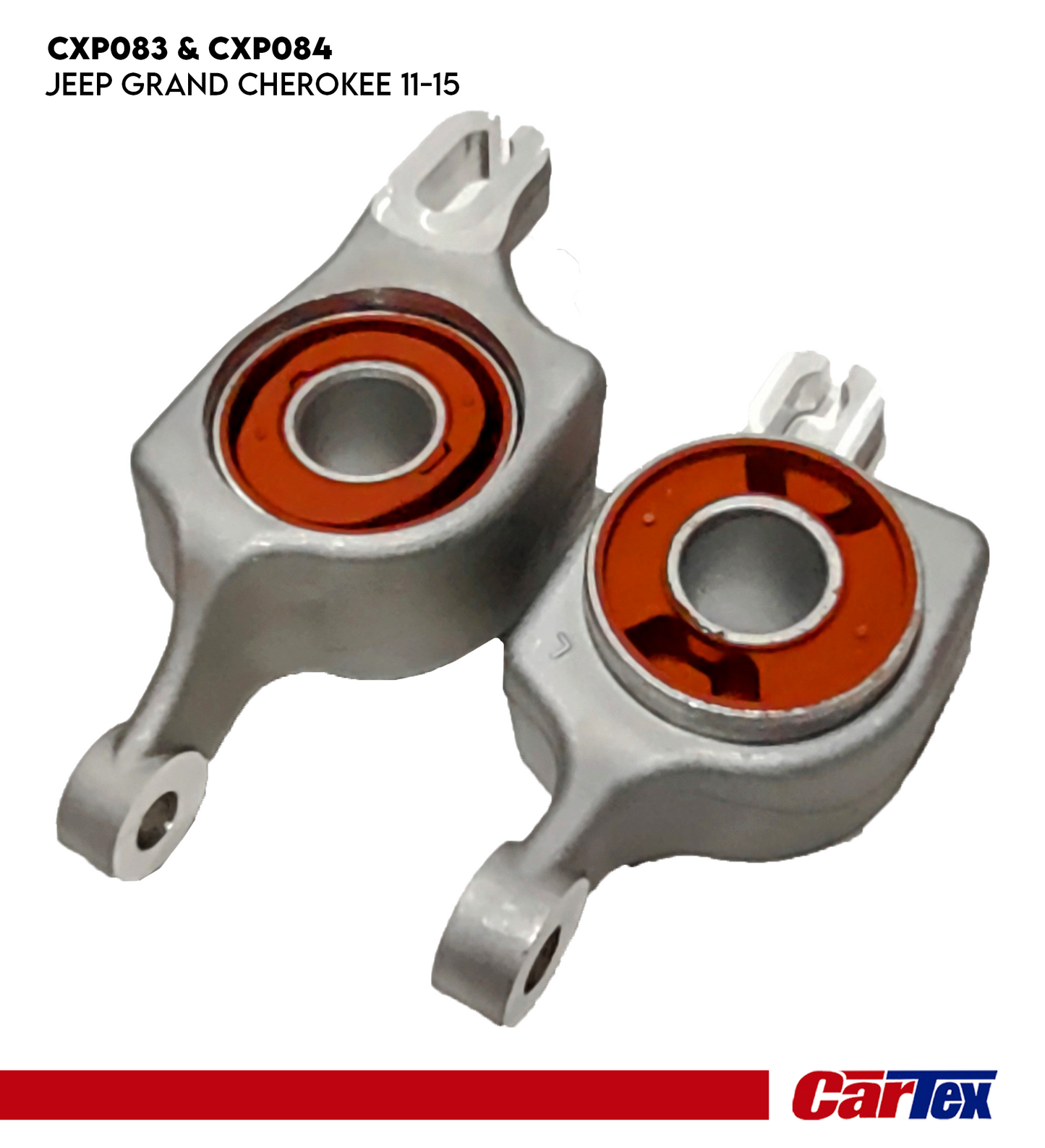 (2) Premiun  Control Arm Lower  Bushing CARTEX For Jeep Grand Cherokee 11-15, Dodge Durango 11-15