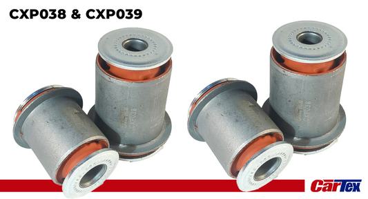 Two pair Premiun Control Arm Bushing Cartex for Toyota 4Runner 03-09, Tacoma 05-15, FJ Crusier 07-09, Lexus GX470 05-09