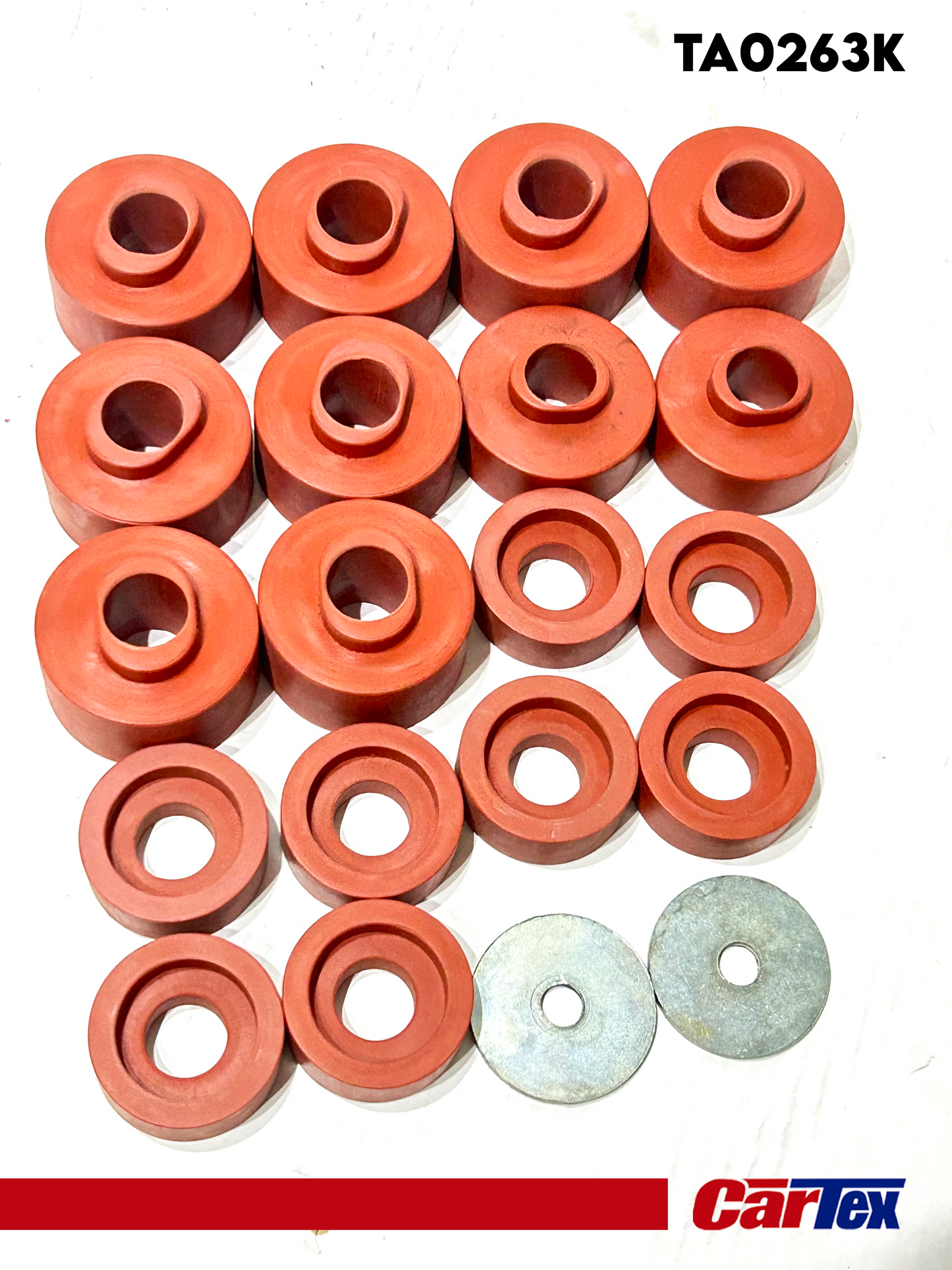 Premiun Replacement Body Mount Bushing Kits 20PCS CARTEX For Ford F-250/F-350 Super Duty 1999-2018