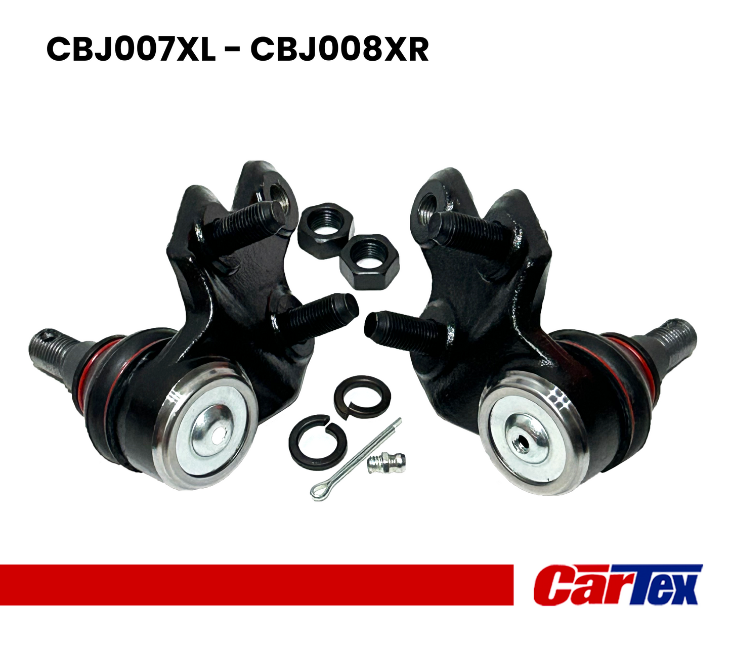 (2) Premiun Ball Joint  CARTEX LH/RH For: Toyota Camry 02-06, Toyota Highlander  01-07, Toyota Sienna 04-10, Toyota Solara  04-08