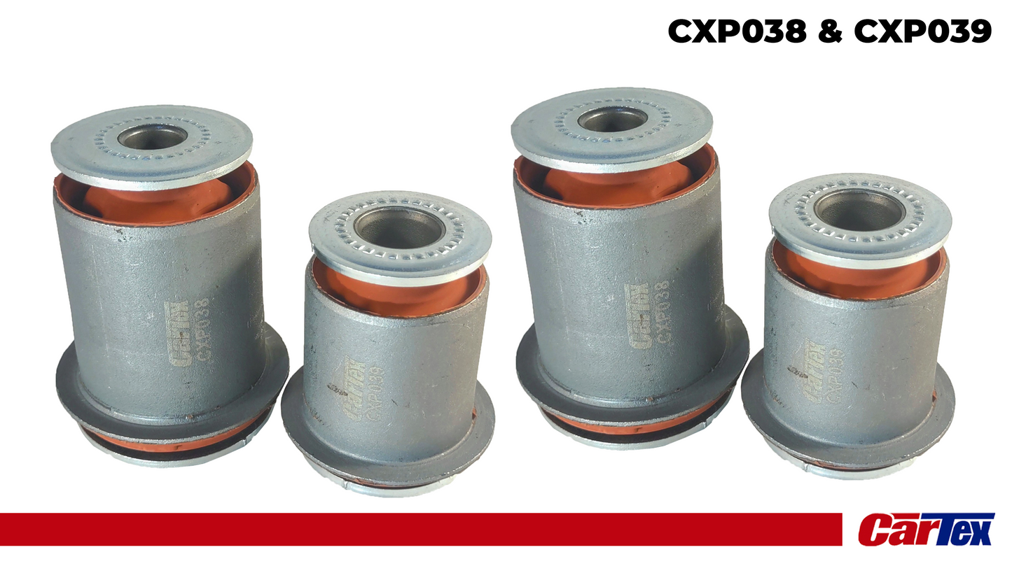 Two pair Premiun Control Arm Bushing Cartex for Toyota 4Runner 03-09, Tacoma 05-15, FJ Crusier 07-09, Lexus GX470 05-09