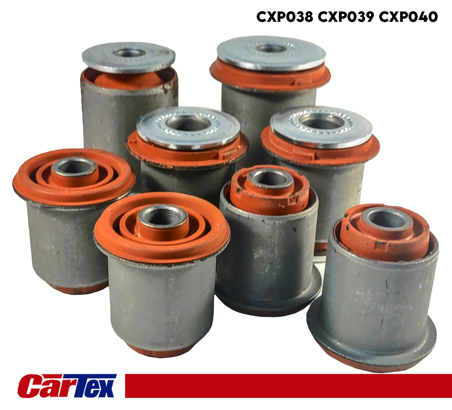 (8) Pcs Premiun Control Arm Bushing CARTEX For: Toyota  4runner 03-09, Tacoma 05-15, Fj Crusier 07-09, Lexus GX470 03-09