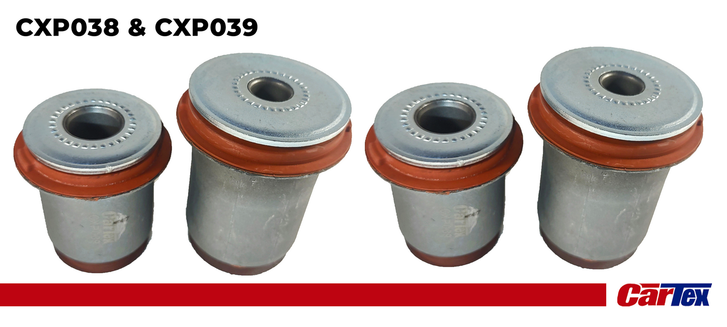 Two pair Premiun Control Arm Bushing Cartex for Toyota 4Runner 03-09, Tacoma 05-15, FJ Crusier 07-09, Lexus GX470 05-09