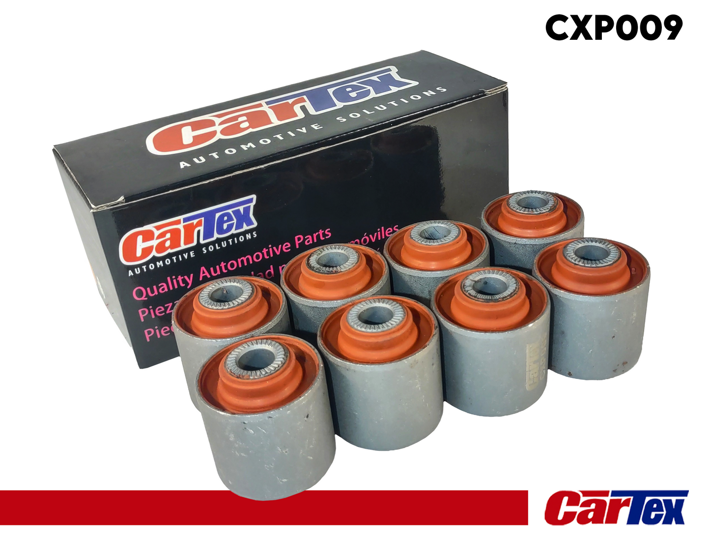 (8) Pcs Premiun Rear Trailing Arm Bushing CARTEX For: Nissan Pathfinder 96-04, Infiniti QX4 97-04 Set 8 Pcz