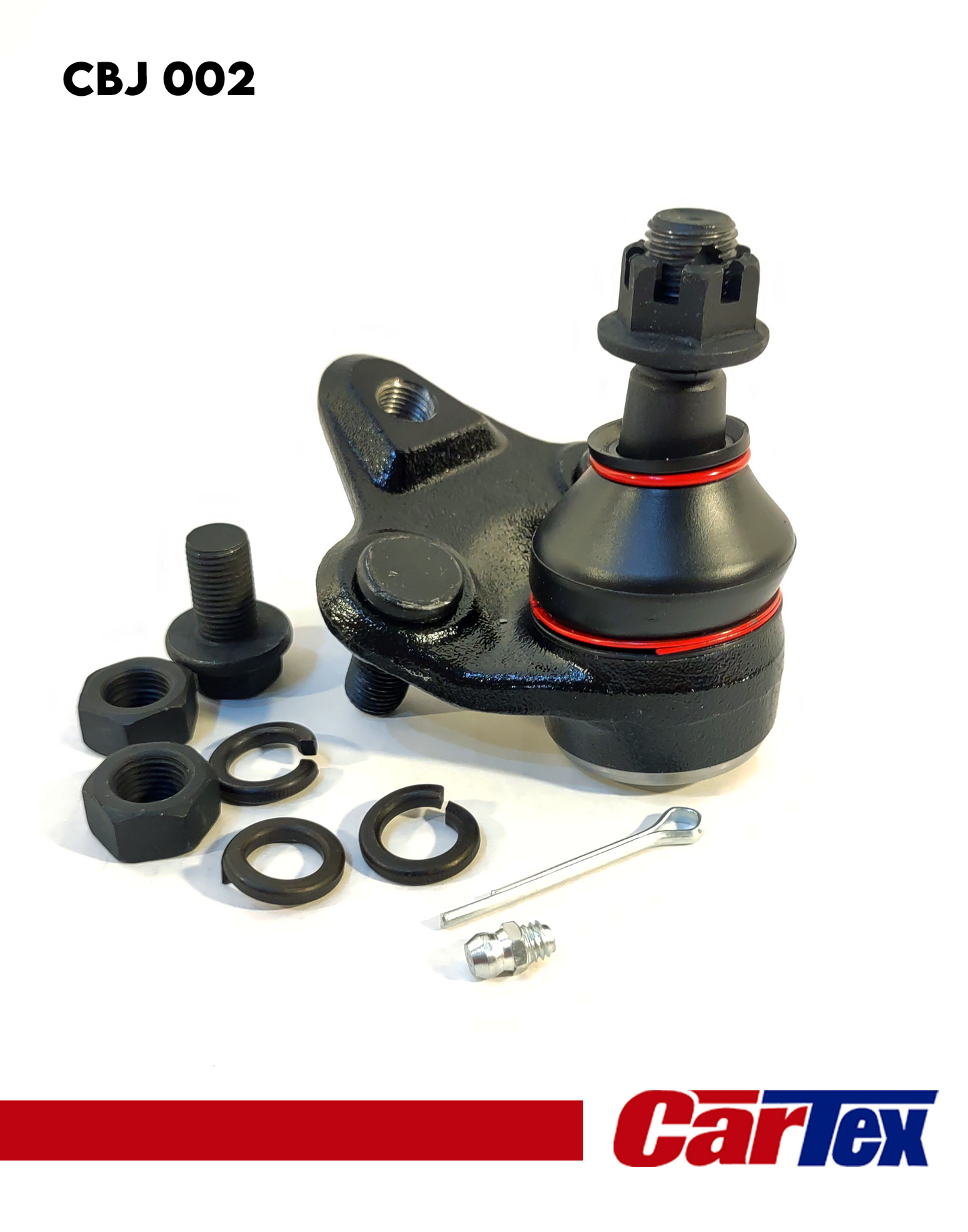 (2) Premiun Ball Joints Lower CARTEX: Toyota Corolla 96-08, Toyota Celica 00-05, Prius 09-19, Rav4 01-05.