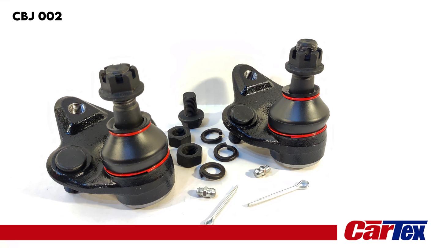 (2) Premiun Ball Joints Lower CARTEX: Toyota Corolla 96-08, Toyota Celica 00-05, Prius 09-19, Rav4 01-05.