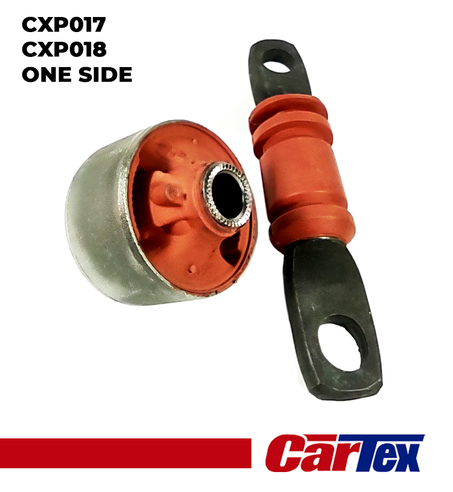 (2) Premiun Control Arm Bushing CARTEX For: Toyota Camry  02-17, Sienna 04-10, Highlander 01-07