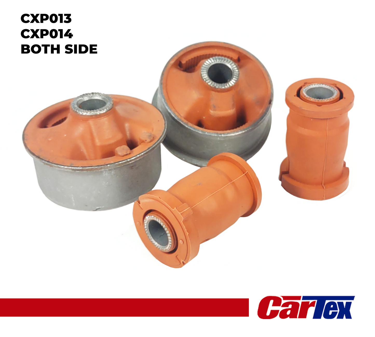 (4) Premiun Front Control Arm Bushing CARTEX For: Toyota Corolla 03-19, Matrix 03-14 CXP 013-014