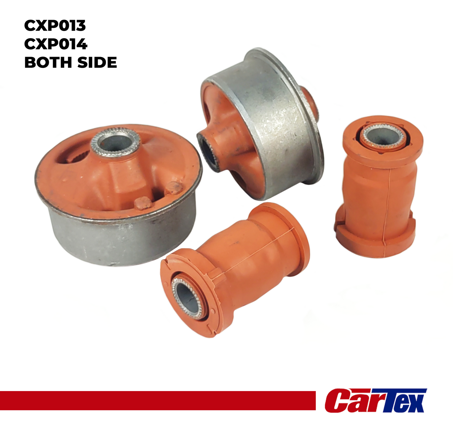 (4) Premiun Front Control Arm Bushing CARTEX For: Toyota Corolla 03-19, Matrix 03-14 CXP 013-014