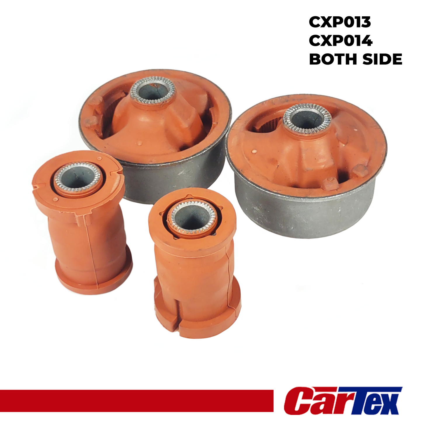 (4) Premiun Front Control Arm Bushing CARTEX For: Toyota Corolla 03-19, Matrix 03-14 CXP 013-014