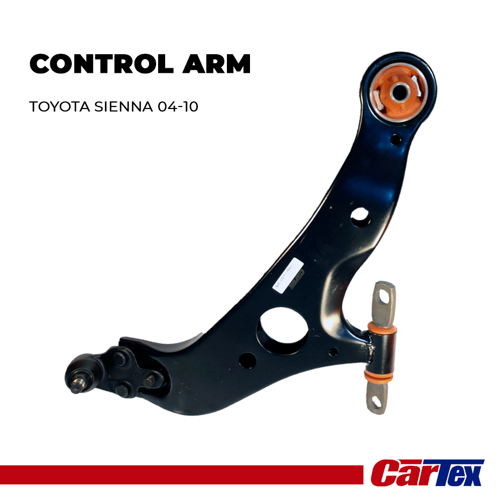 (2) Premiun Control Arm CARTEX For: Toyota Sienna 04-10 Whit Ball Joints Grasable